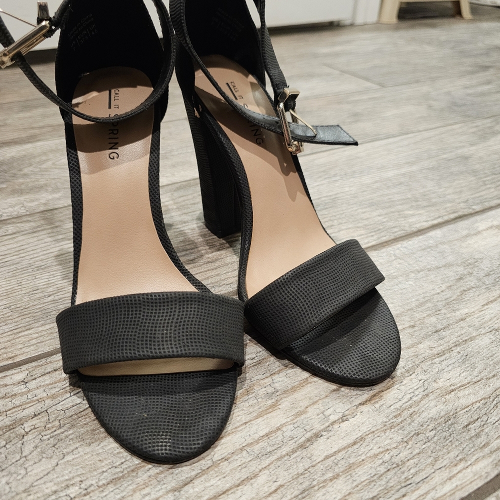 Black heels